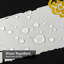 Rideau de douche sans soudure à motif de feuille d'or sans couture avec 12 crochets-127351391