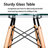 Round Glass Top Dining Table-1771462363