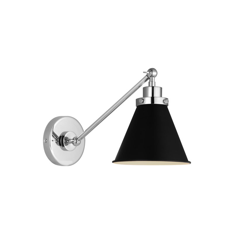 Wellfleet 1 - Light Swing Arm, Black, Silver