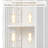 Abdullah 6-Tier Foldable Plastic Storage Cabinet With Clear Doors And Removable Shelves