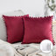 Coussin Silky Velvet Series Pom-poms-1144427426-1144427444-1196681514
