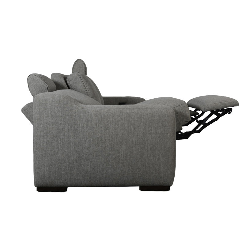 Canapé inclinable Yelton avec repose-pieds électrique
