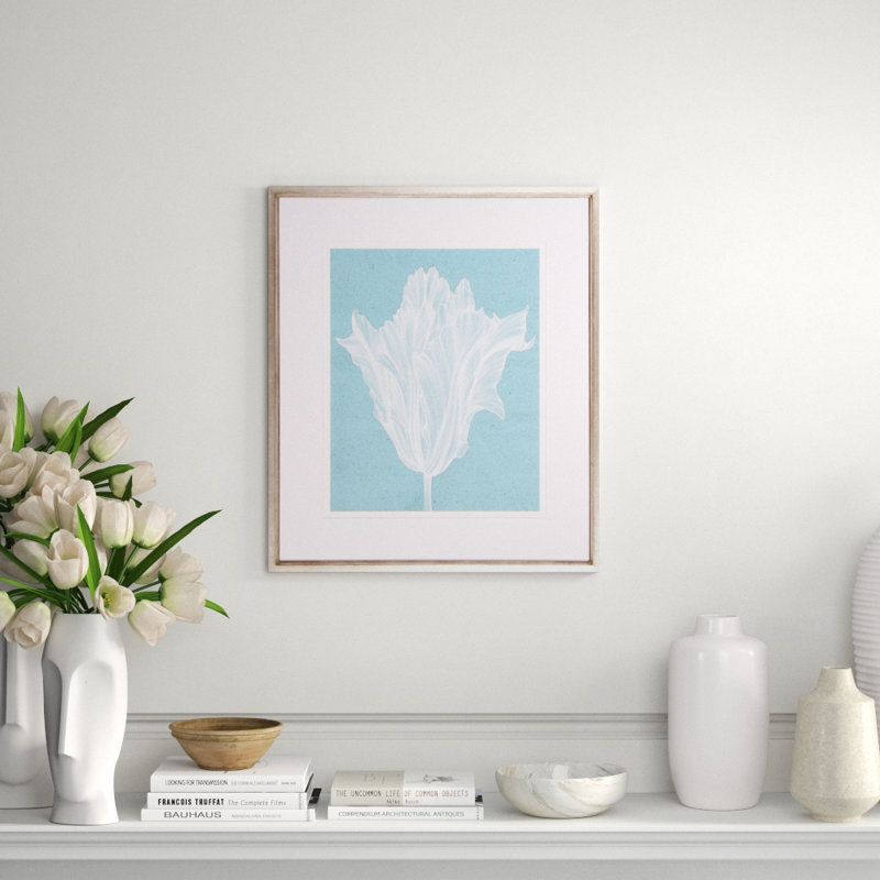 Monochrome Tulip V Print by Goldberger