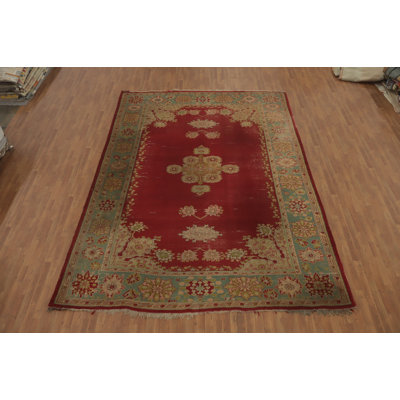 Tapis turc antique Oushak 10 x 14