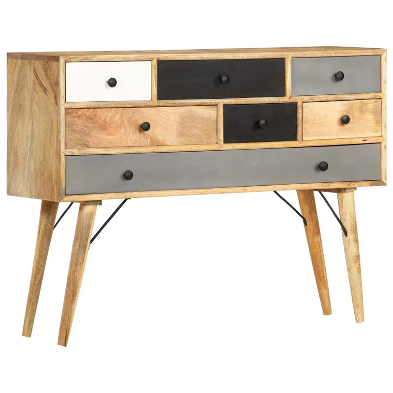 Kristiansand 110cm Solid Wood Sideboard