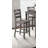 Transitional Style Dining Table Set. Square Shape Table Slat Back Chair Dining Room-1240701508