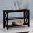 Deep Merlot Sofa Console Table, With 2-Shelf