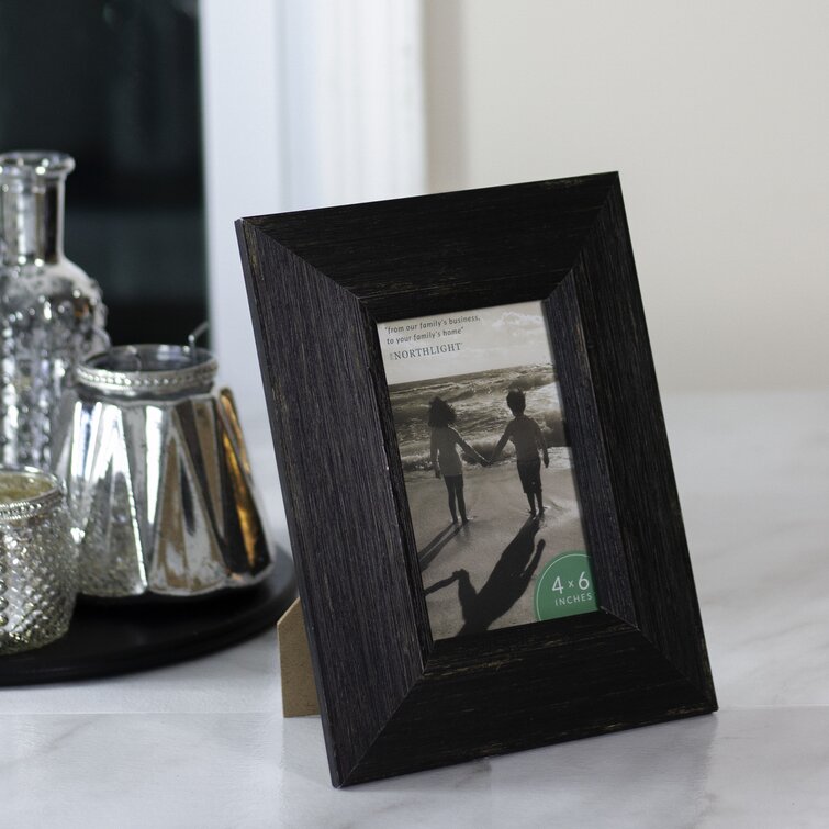 Studio Decor Picture Frame - Black Wood Frame - Holds (2) 4x6 and (1) 5x7 -  Read