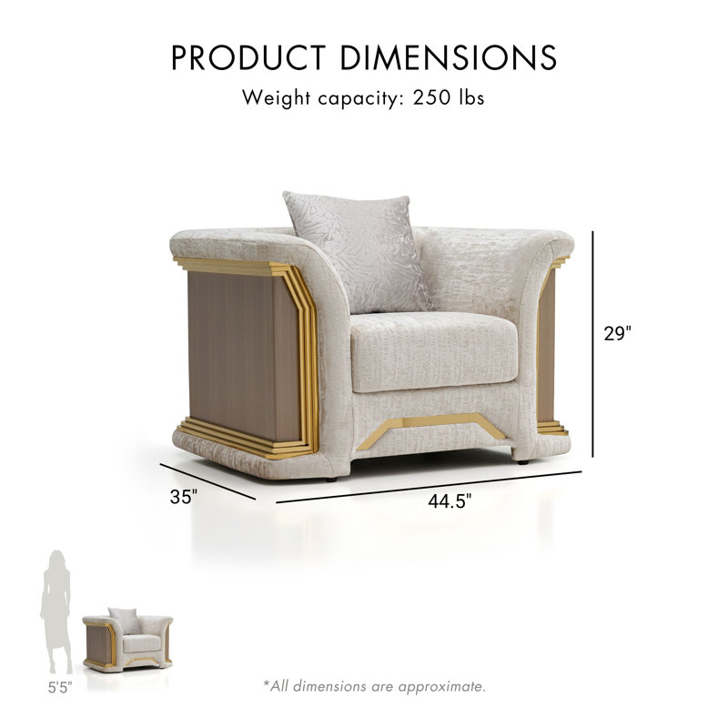Chaise avec accoudoirs Milthon Tuxedo