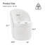 Fauteuil d'appoint rembourré pivotant avec dossier haut-1629528279