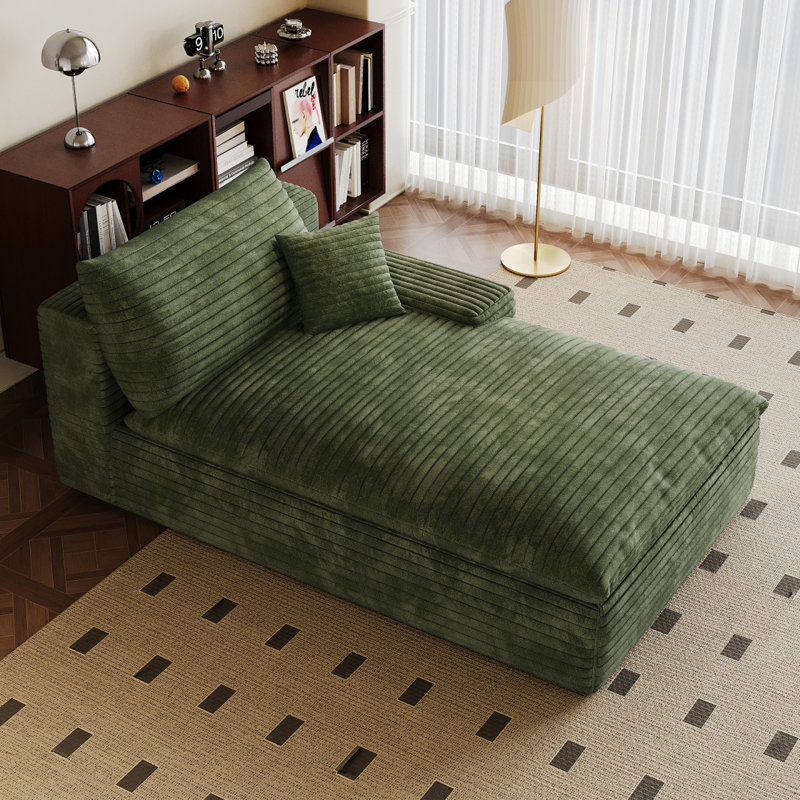 Y139-R-SLEEPER-GREEN Canapé-lit droit vert