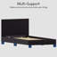 Scipio Upholstered Faux Leather Bed, UKFR Certified-1519523646-1519523645