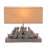 Ekkehard Resin Rabbit Table Lamp with Rectangle Linen Shade-94320528