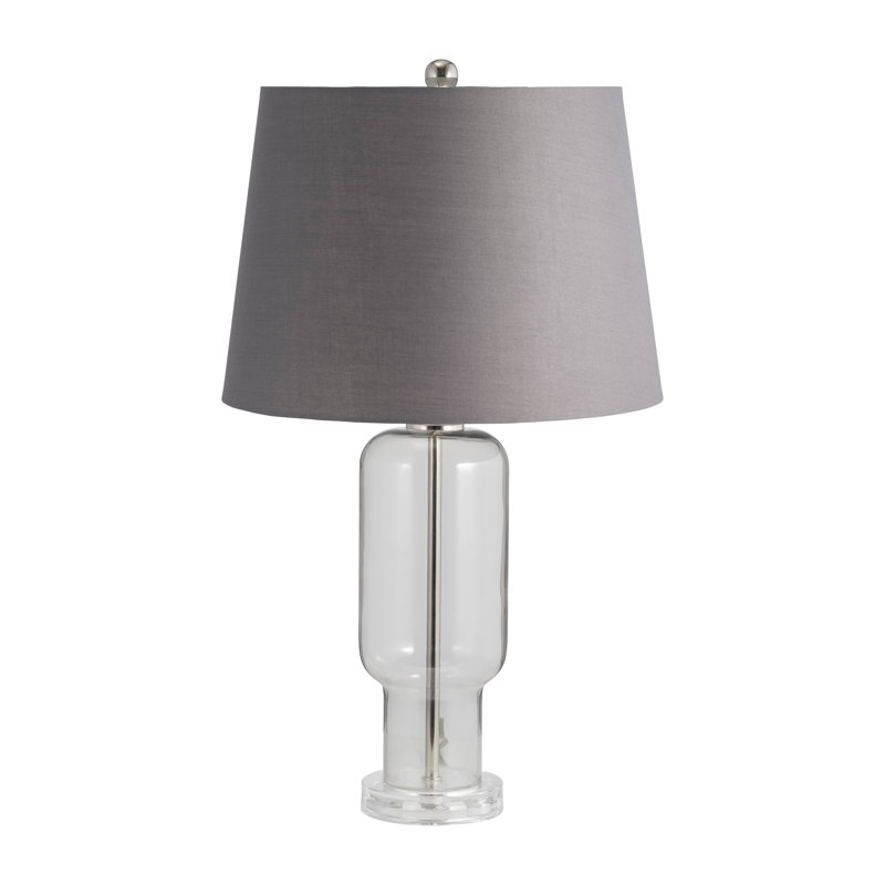 Lampe de table en verre