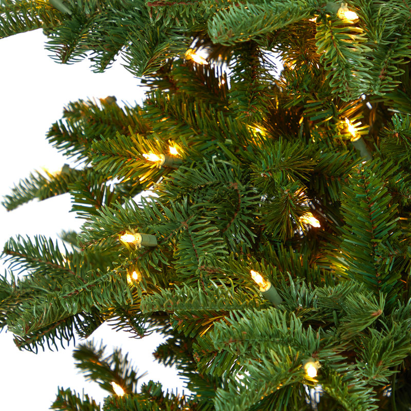 96' H Lighted Artificial Fir Christmas Tree