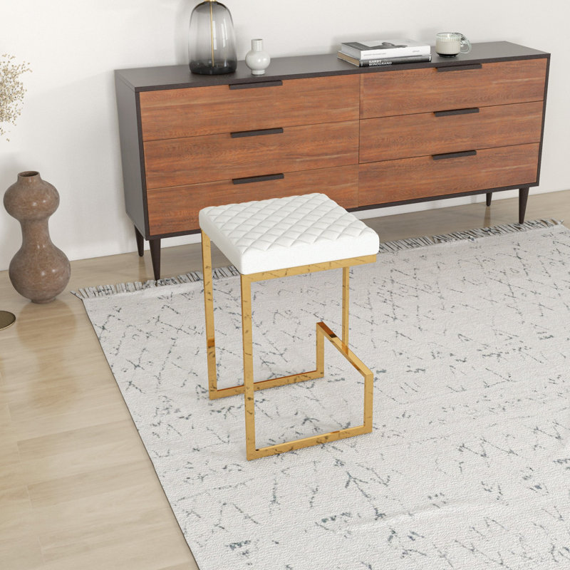 Tabouret de comptoir Joel, Beige