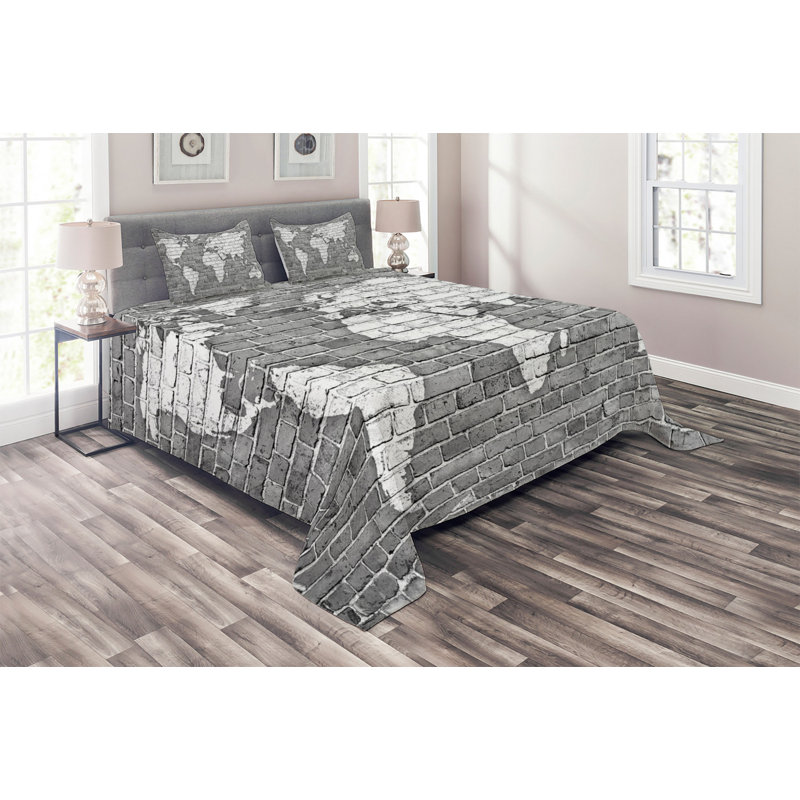 Eclectic Coverlet, Gray