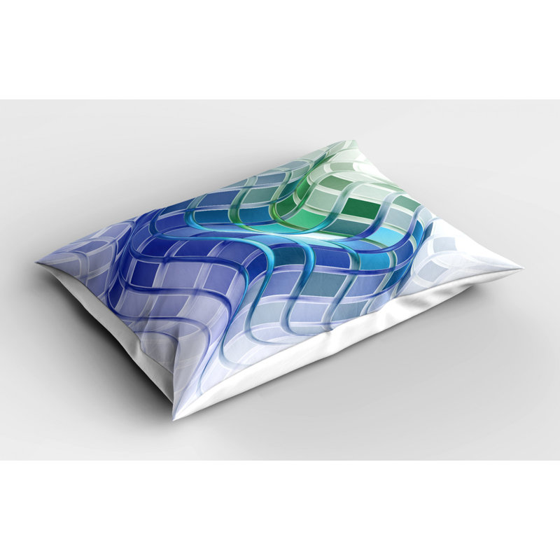 Trippy Polyester Sham Set, Twin