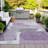 Machine Washable Indoor/Outdoor Xhevrie Purple Rug-112122714