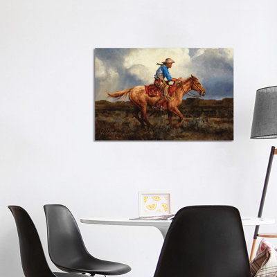 Racing The Storm by Joe Velazquez - Wrapped Canvas Painting