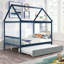 Lit simple avec lit gigogne House-1188171570-1185869168