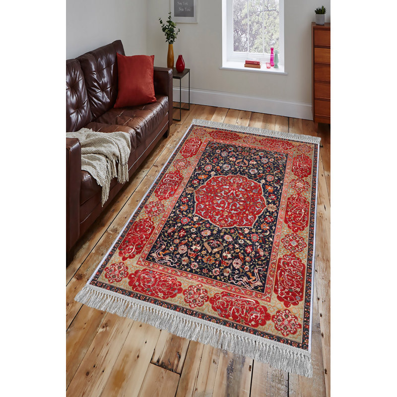 Luxurious Hall Carpet, 100% Velvet Fabric, 2.6 x 9.8 ft | Antibacterial & Non-Slip | 0.4 in Pile Height, Machine Washable | Durable Woven Design with 3D Digital Printing | Perfect for Home Entryways & Living Rooms