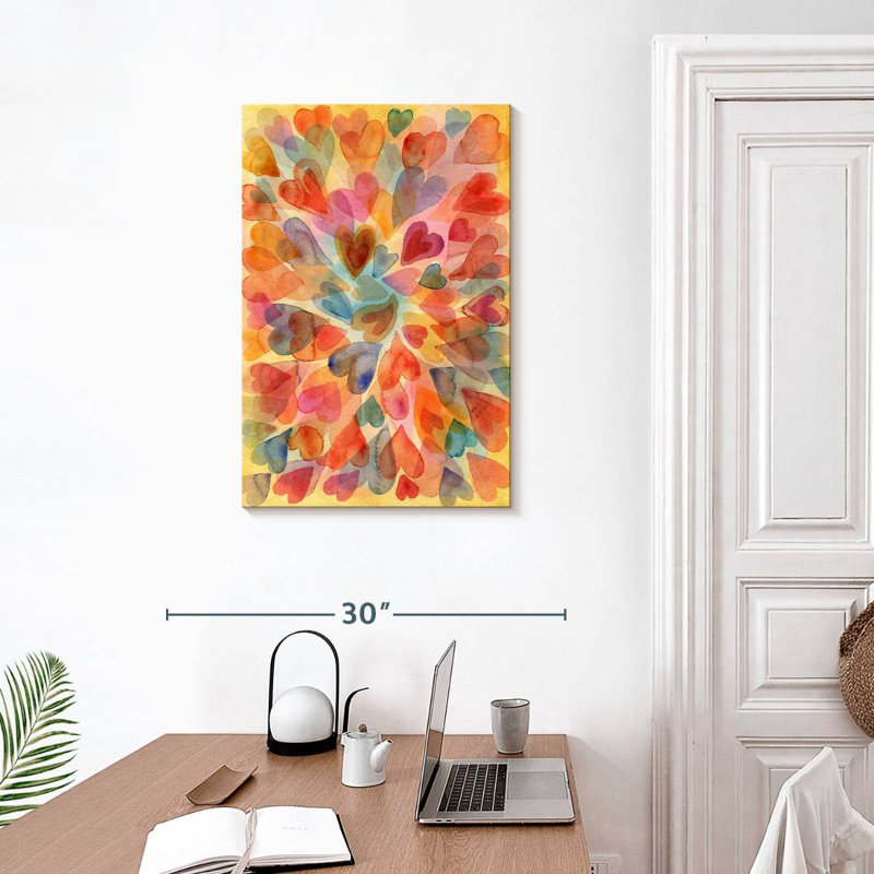 Hardie Hearts, 30" H x 20" W