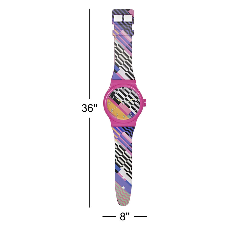 Wrist Watch Wall Clock in Multi-Colour