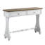 Console en blanc antique