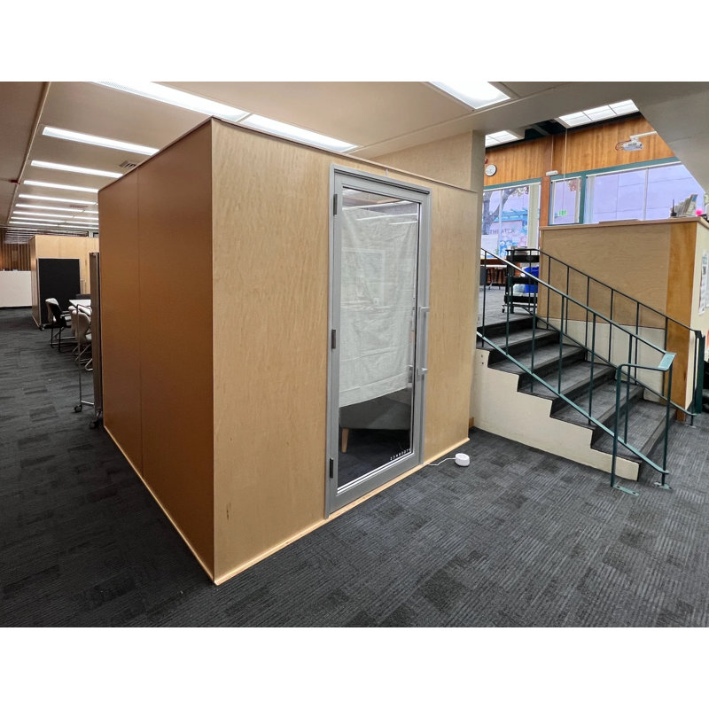 Zenbooth Quad with Door, Maple, No