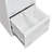 2 Drawer Lateral File Cabinet, White Lockable Metal Filing Cabinet for Legal, Letter & A4 Files, Home Office Storage Cabinet