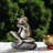 Resin Dreaming Frog on Stone Garden Statues