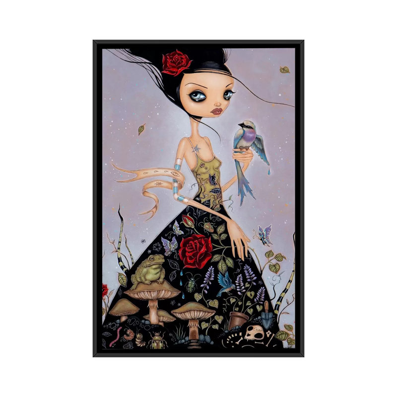 " Catharsis " by Caia Koopman, 26" H x 18" W x 1.5" D, Black Framed Canvas, No Mat