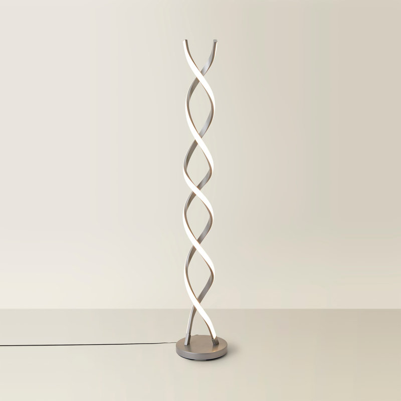 120cm Novelty Floor Lamp, Matte Grey