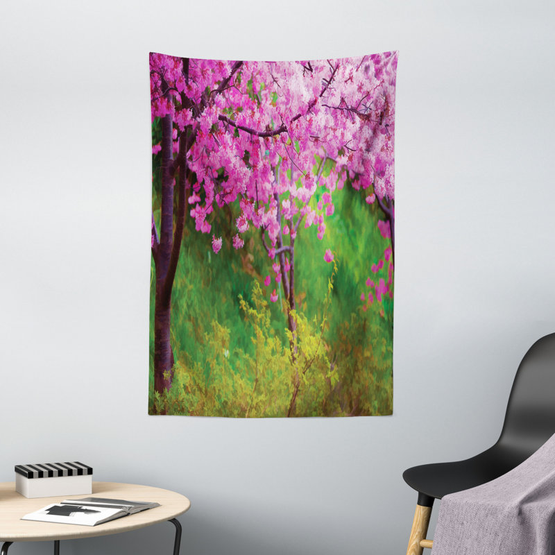 Tapisserie japonaise en polyester, H 60 po x l 40 po