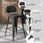 Upholstered Seat Stools with Metal Frame-658580189-658580178