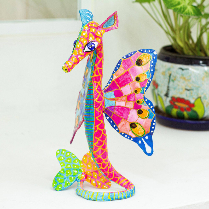 Sculpture cheval Alebrije
