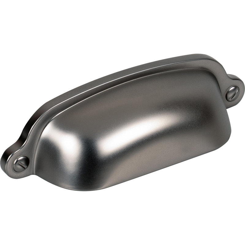 Dakota 2 9/16" Center to Center Cup/Bin pull, Ash Gray