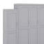 Lit escamotable avec garde-robe et tablette de rangement-1308175400-1308175399