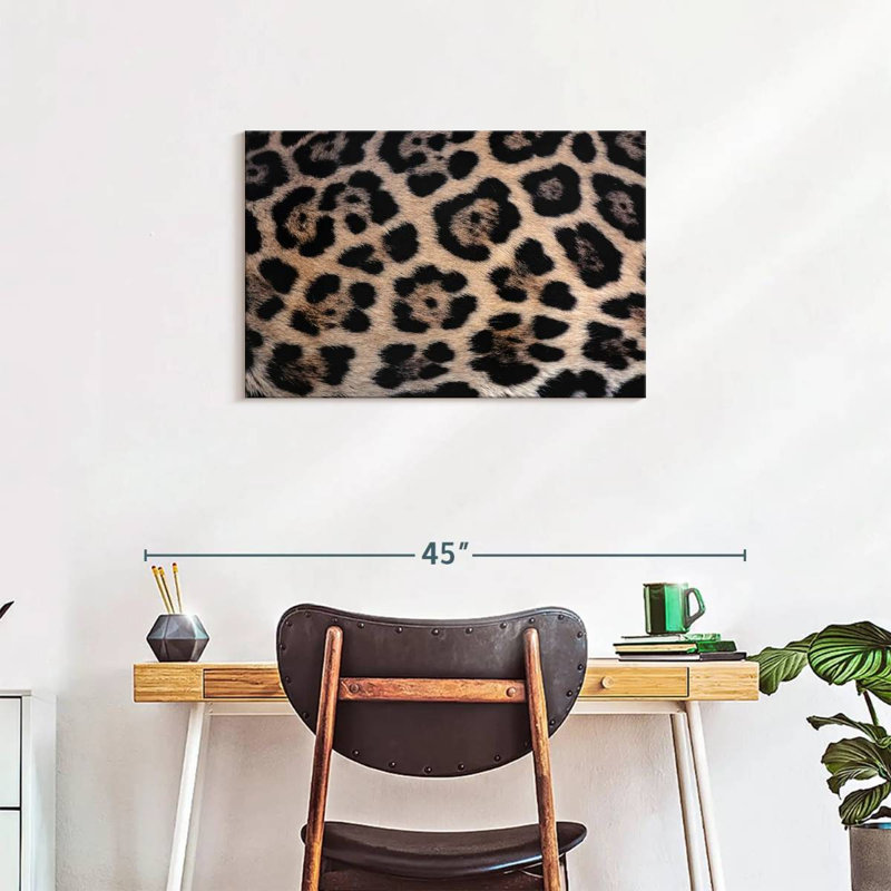 Brampt Jaguar Fur, 20" H x 30" W