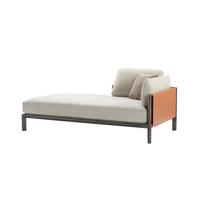 Chaise longue rembourrée Leisure