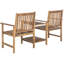 Banc en bois tête-à-tête en bois-15039737