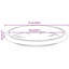 Round Flower Tray 6 Pcs Plastic-1918152166-1918152169