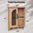Multi-Functional Wood Wall Mounted Storage Cabinet With Hooks