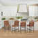 Koeplin Armless Upholstered Counter Height Stools with Metal Frameand Channel Tufted