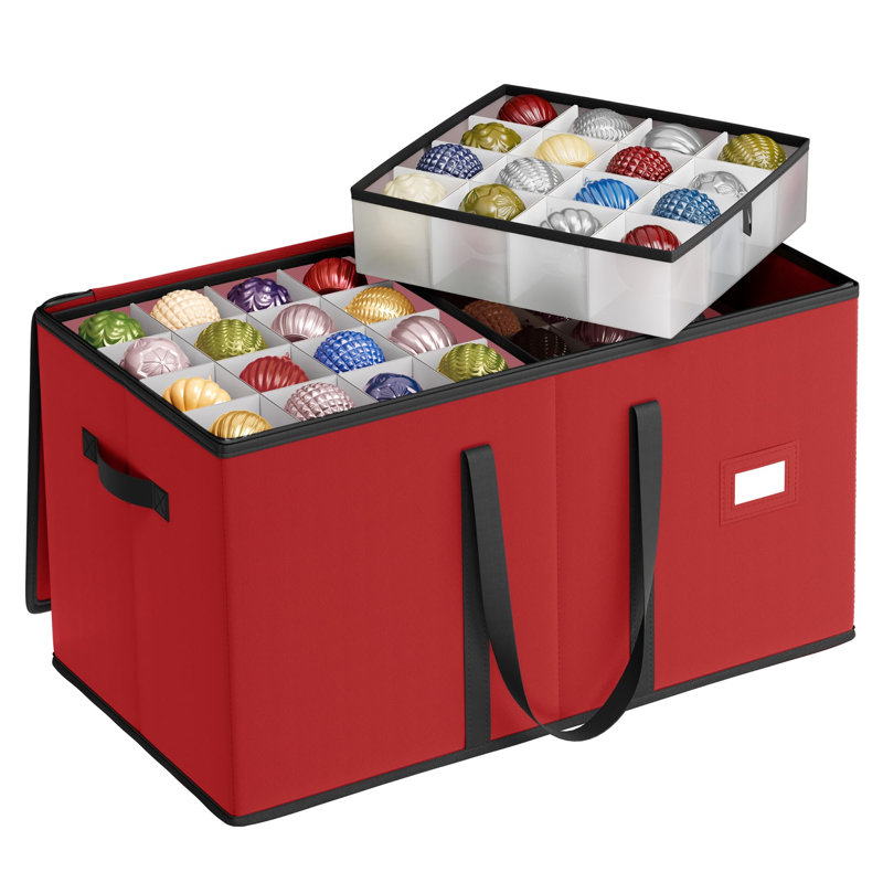 Brayden Studio Polyethylene Plastic Storage Bag, Red