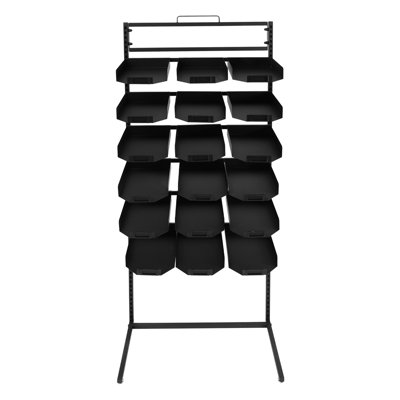 27.5X13.7X65” 6-Tier Hat Holder Rack