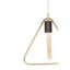 Brookhn 1 - Light Gold Bulb Pendant