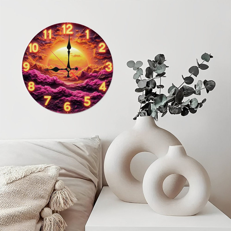 Scène de coucher de soleil