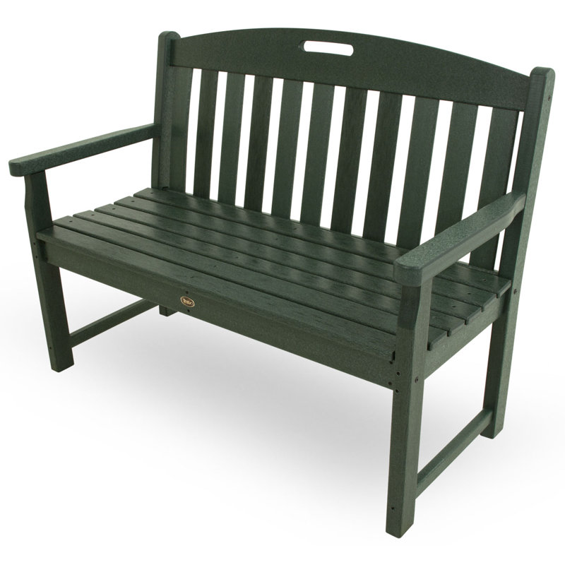 Banc club POLYWOOD, H 36 po x l 48 po x P 24,5 po, Vert foncé